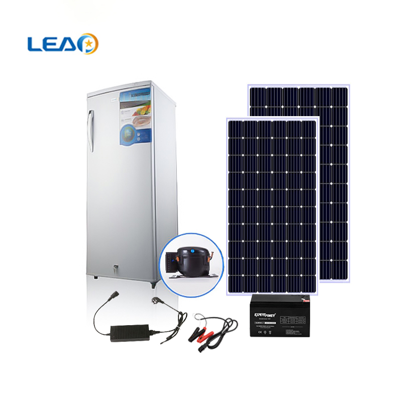 DC12/24V Solar Power Stående Frys